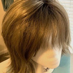 Estetica SAGE, Lt Brown, Golden Highlights - BANGS CUT IN, PRICE REDUCED AGAIN!